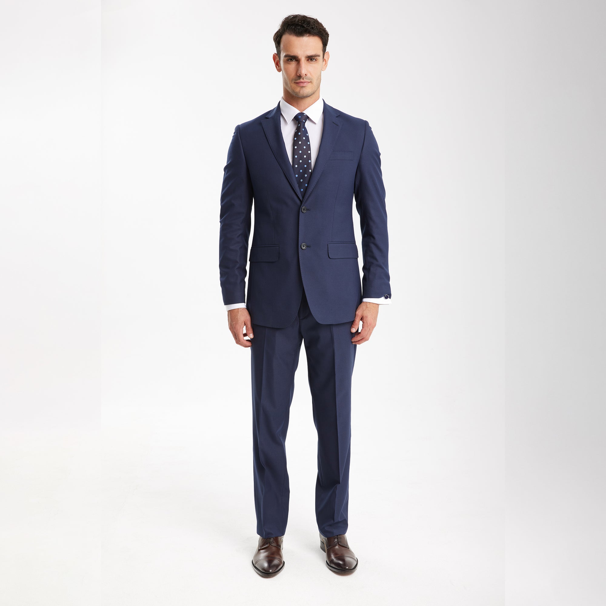 Navy Blue Regular Fit Suit