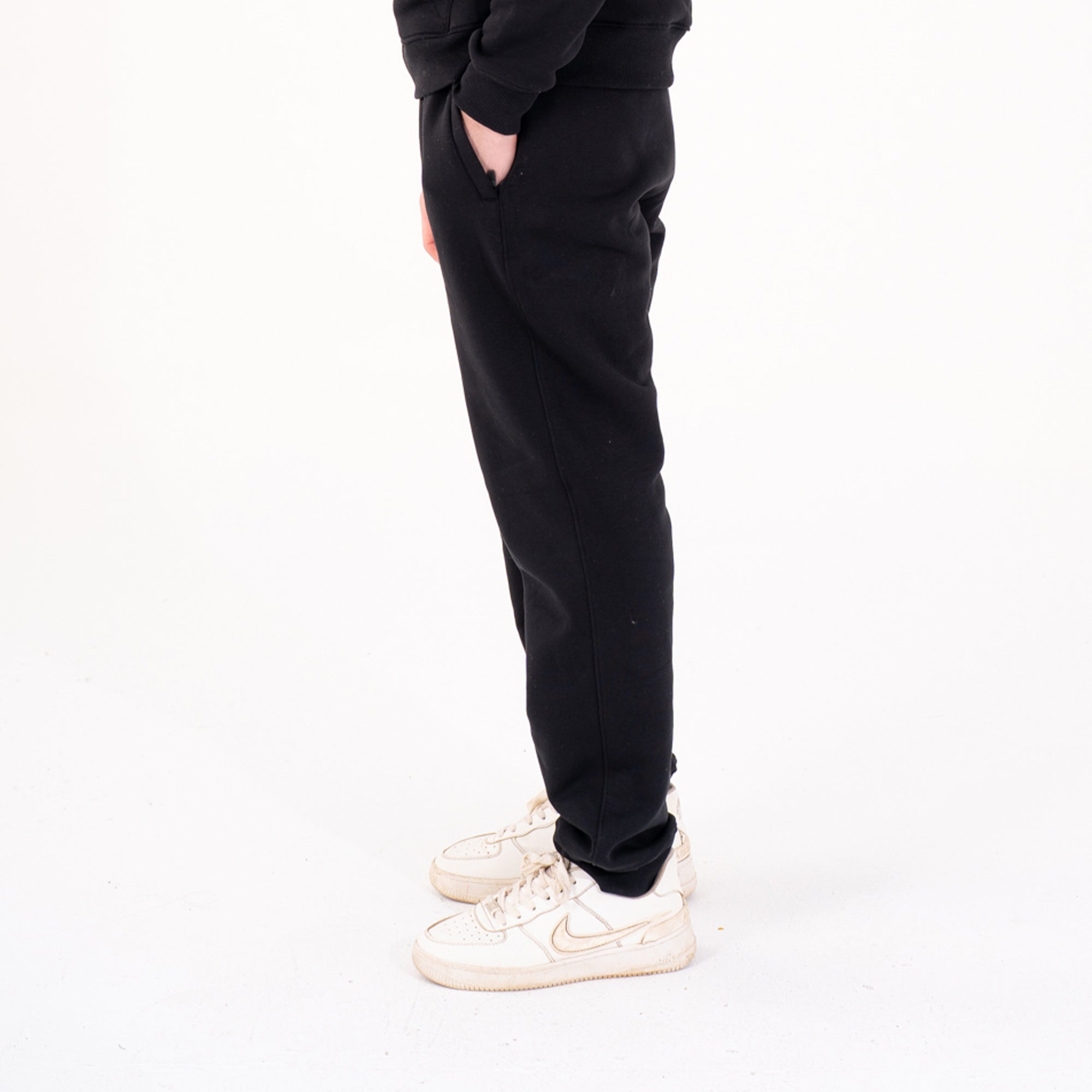 Milton black casual sweatpant