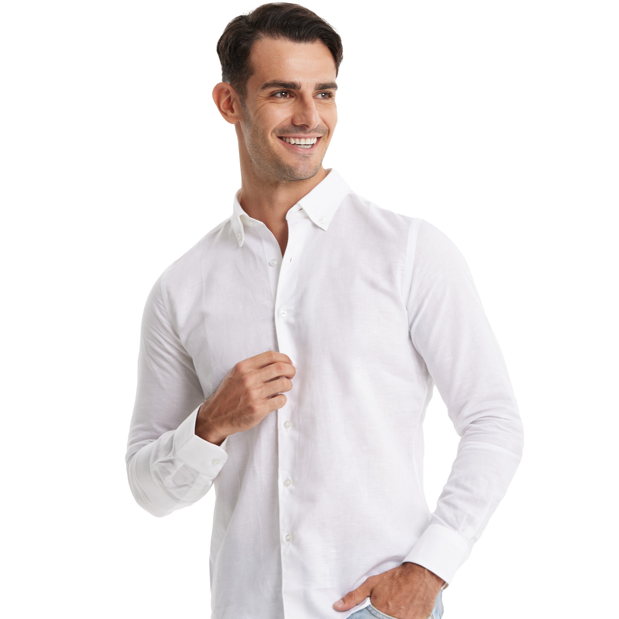 Linen shirt ( White)