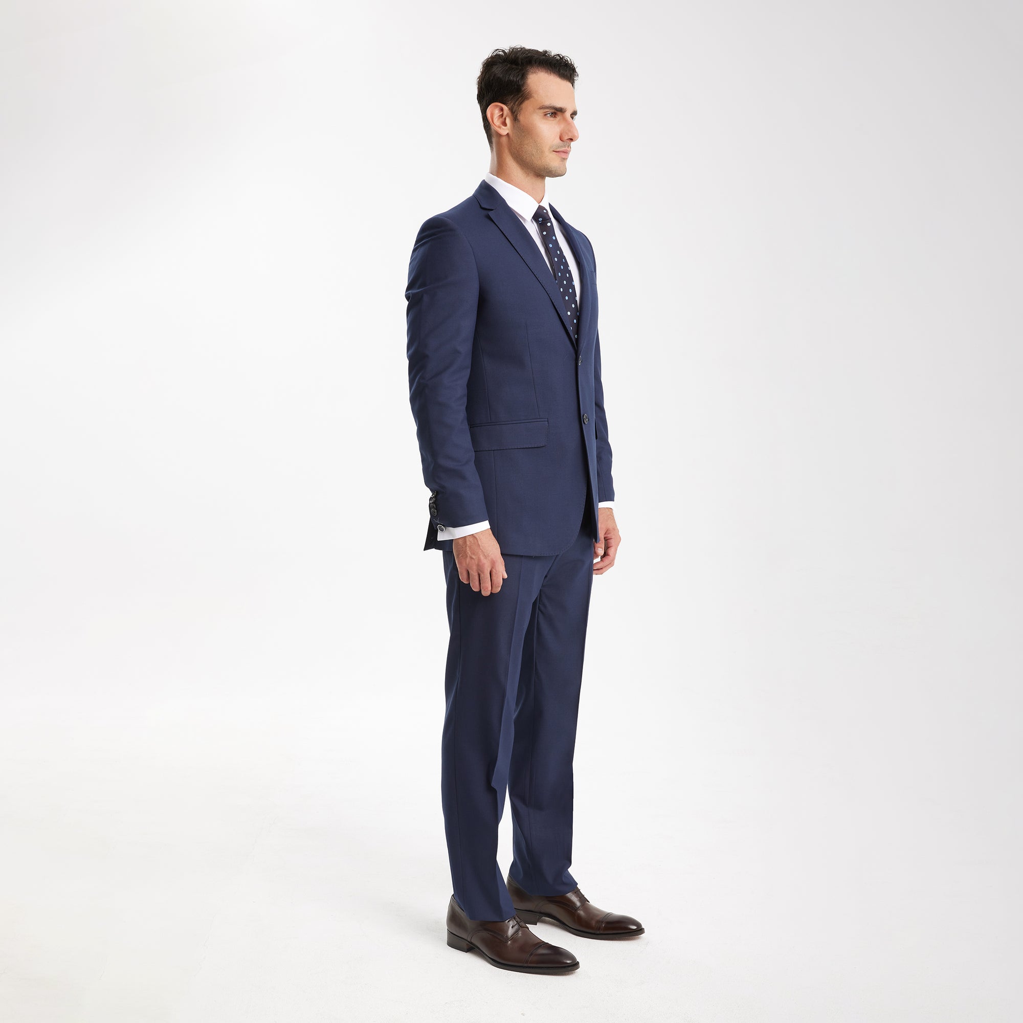 Navy Blue Regular Fit Suit