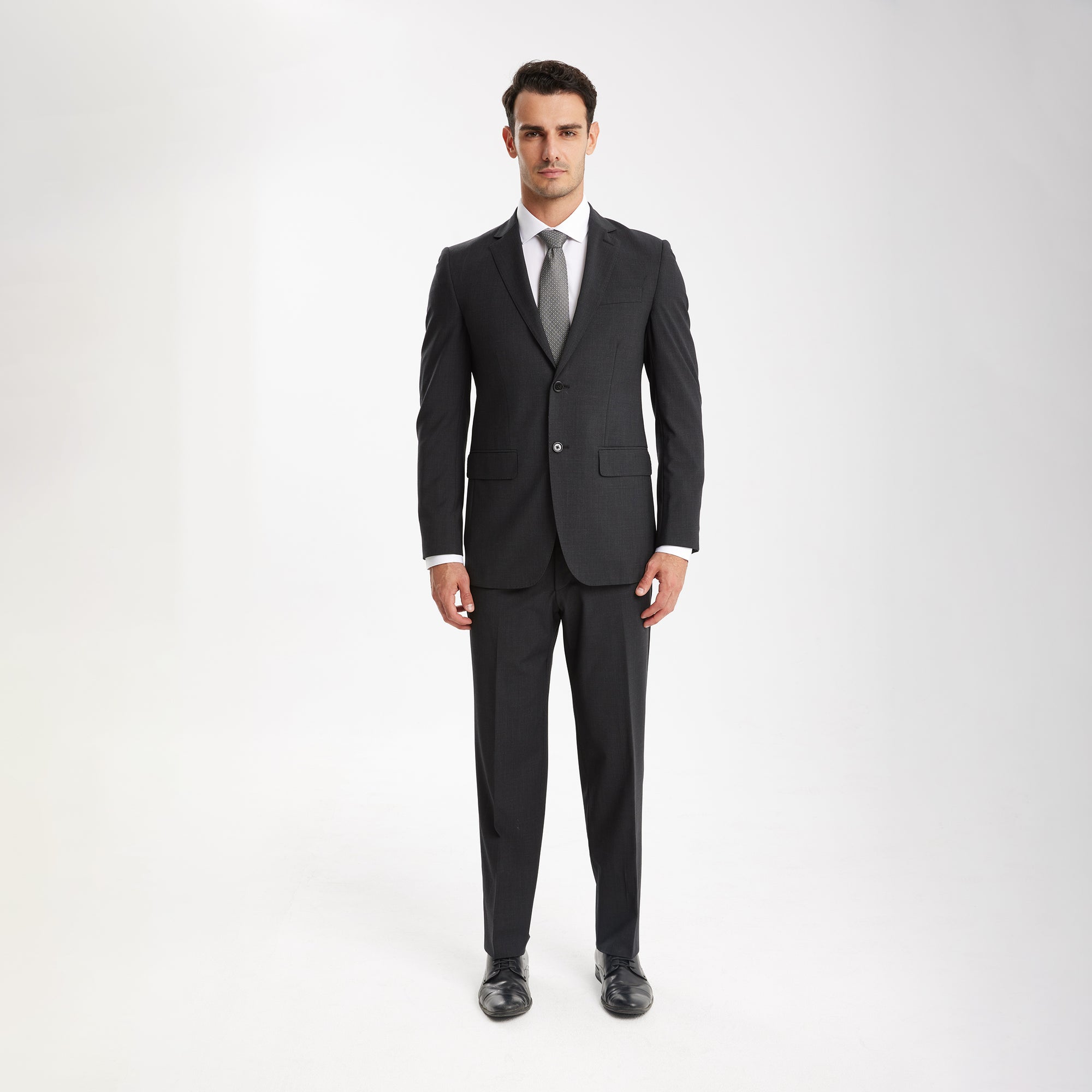 Charcoal Regular Fit Suit