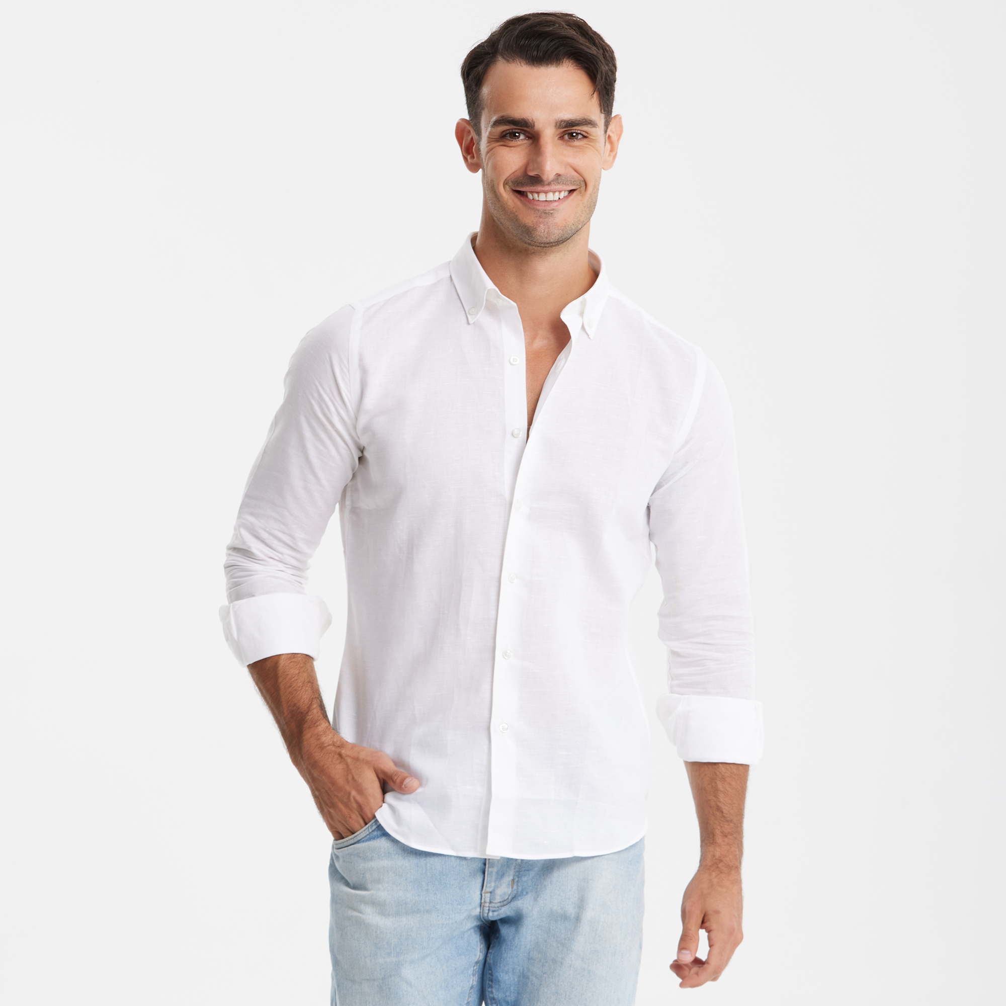 Linen shirt ( White)