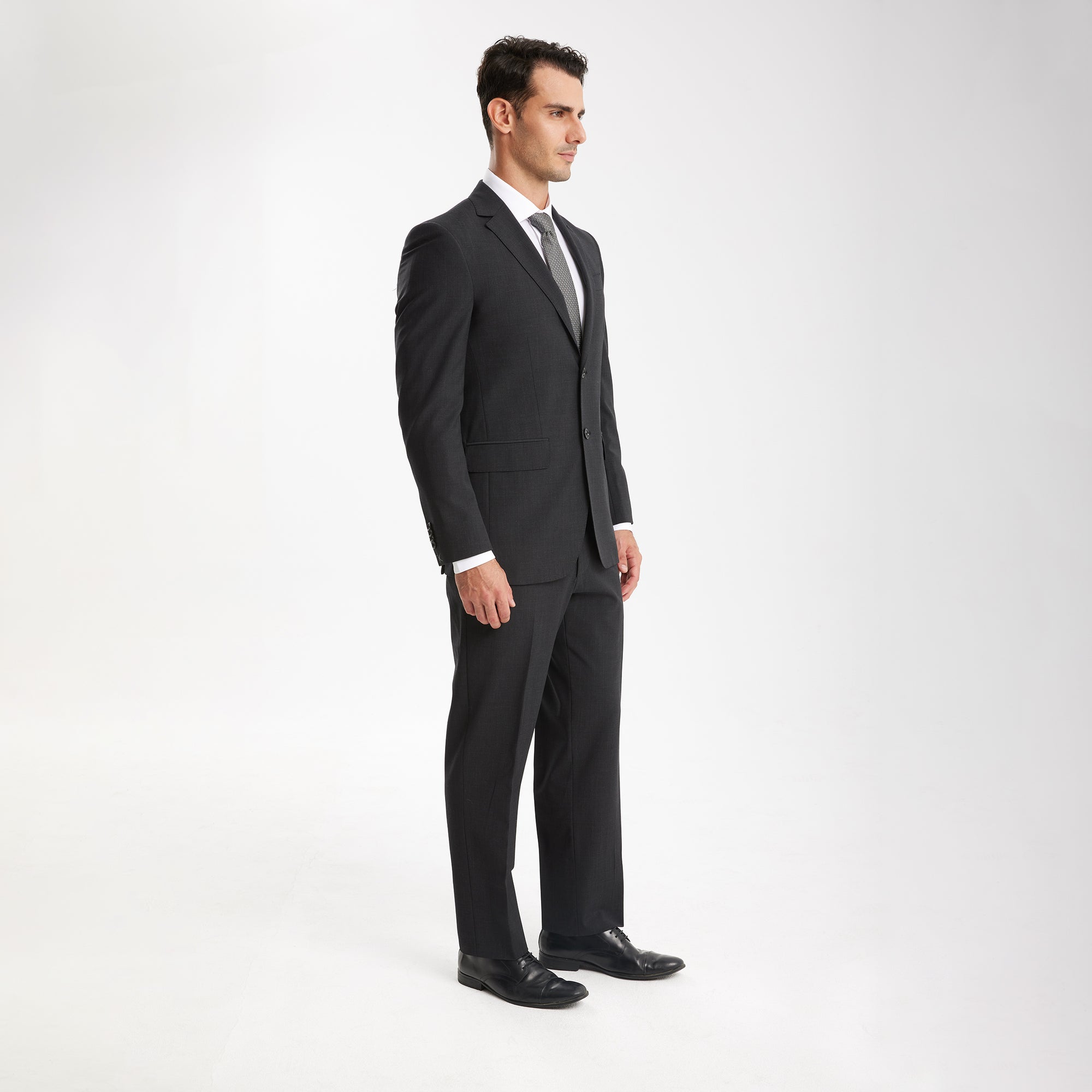 Charcoal Regular Fit Suit