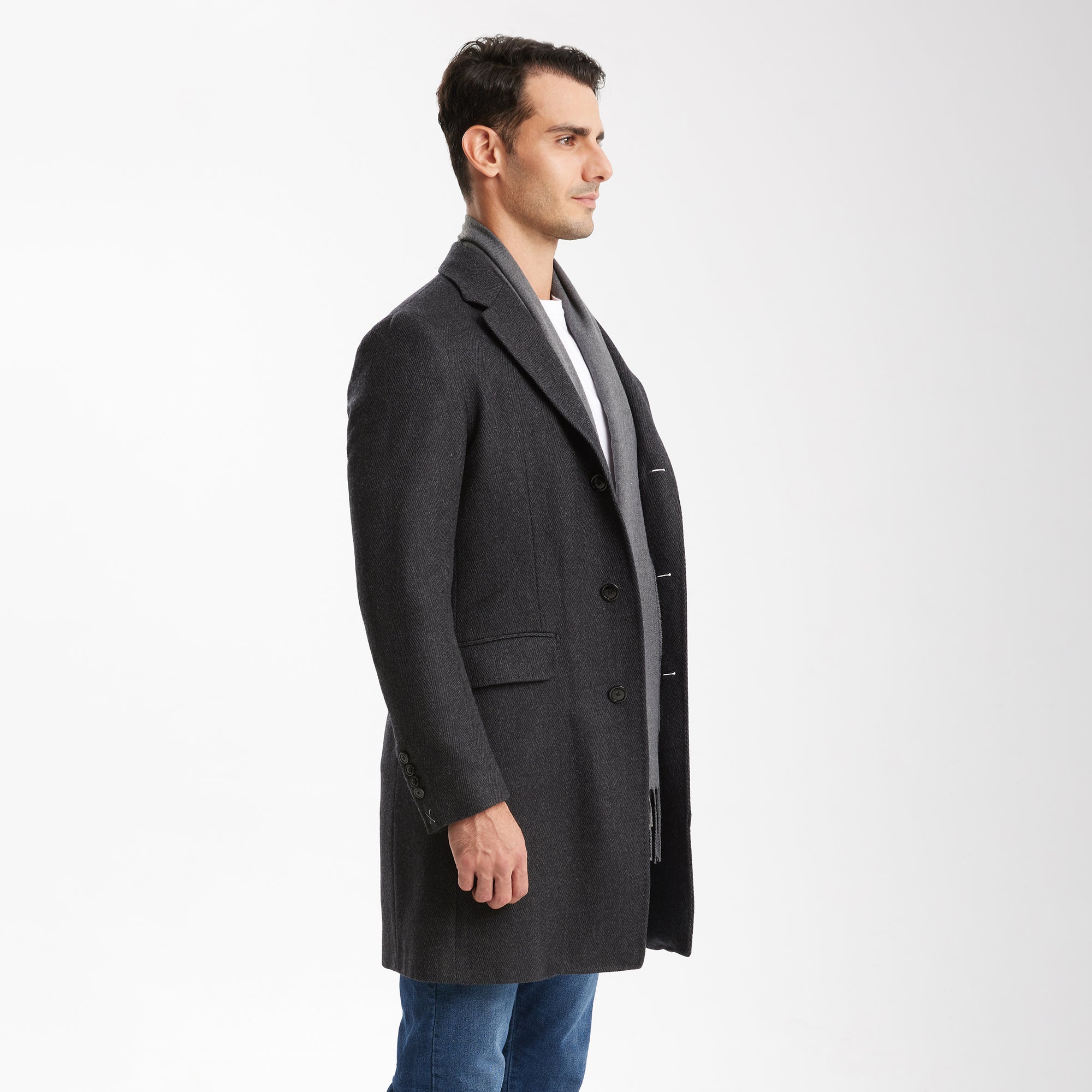 Gray Wool Coat