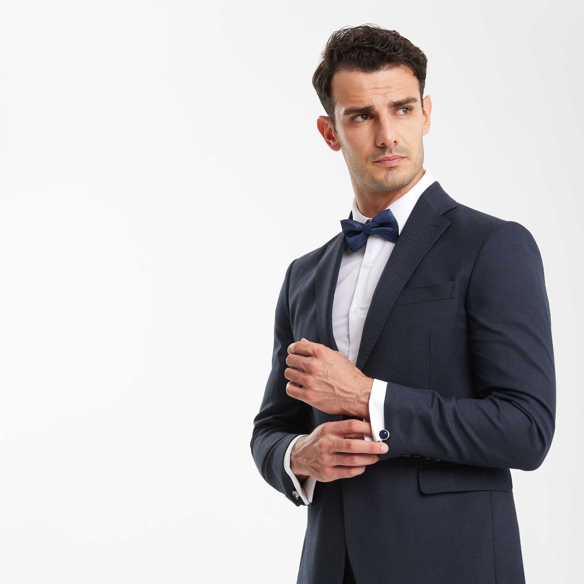 Dim navy blue suit  Slim fit