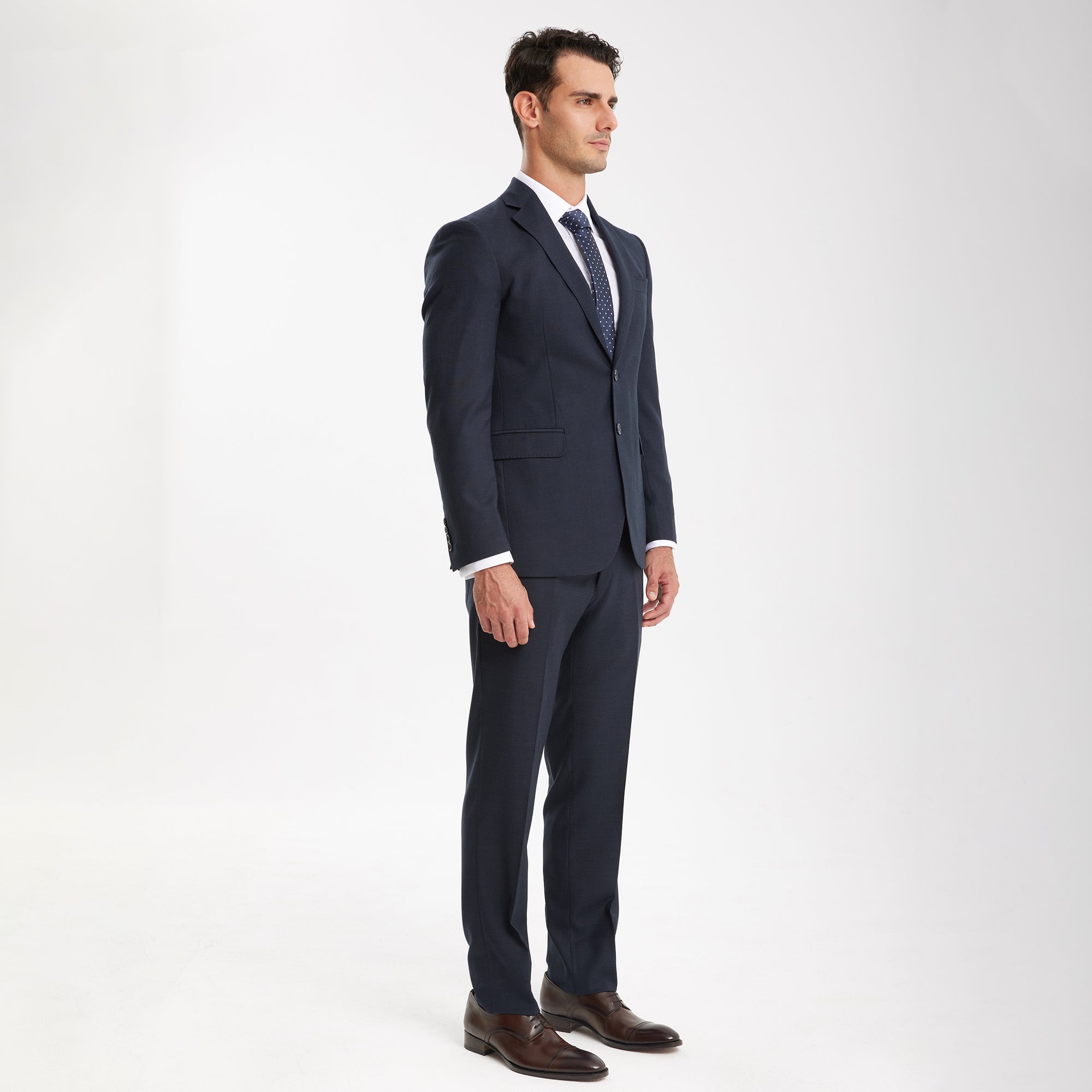 Dim navy blue suit  Slim fit