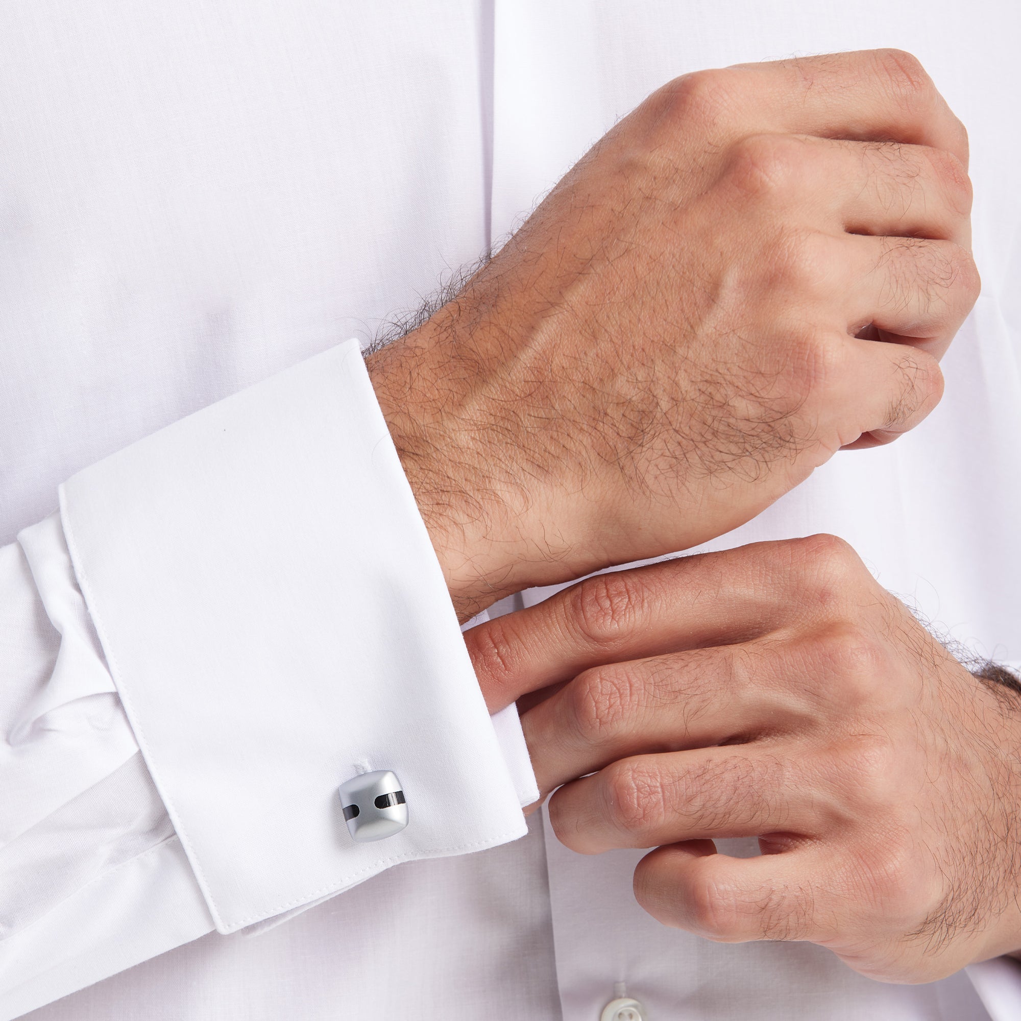 Cufflinks white shirt