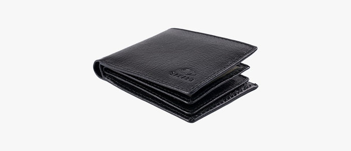 Black Leather Wallet - Gentsuits