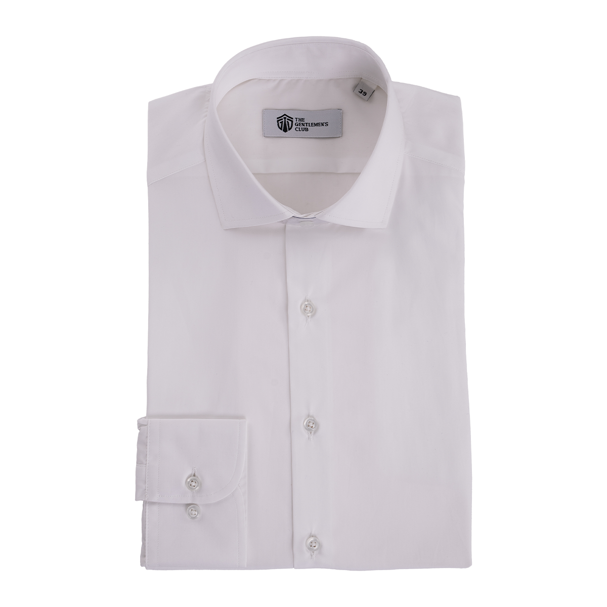 White Slim Fit Cotton Shirt - Gentsuits