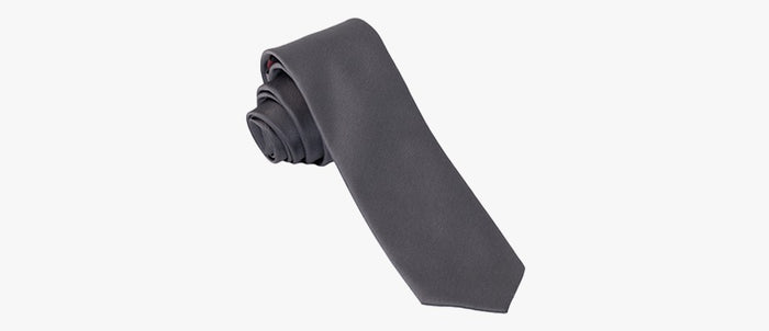Gray Silk Tie - Gentsuits