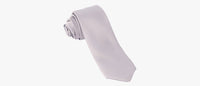 Silver Silk Tie - Gentsuits