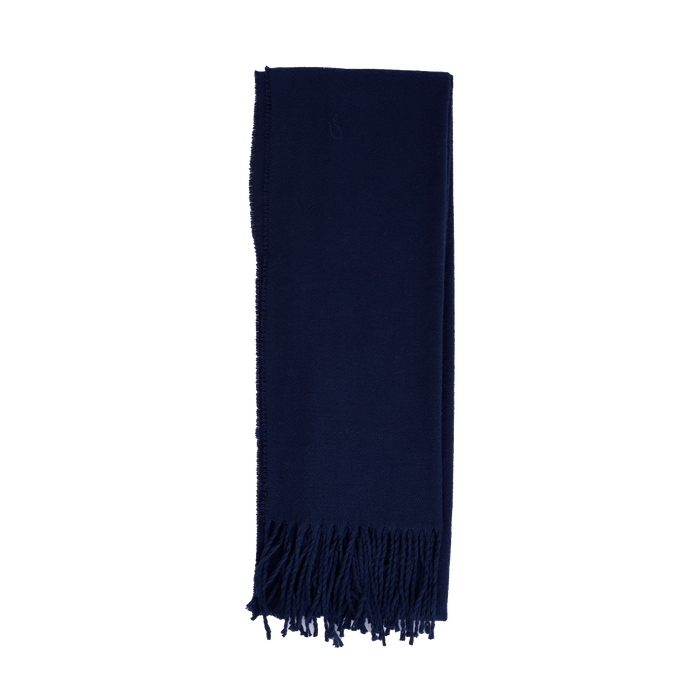 Navy Blue Wool scarf - Gentsuits