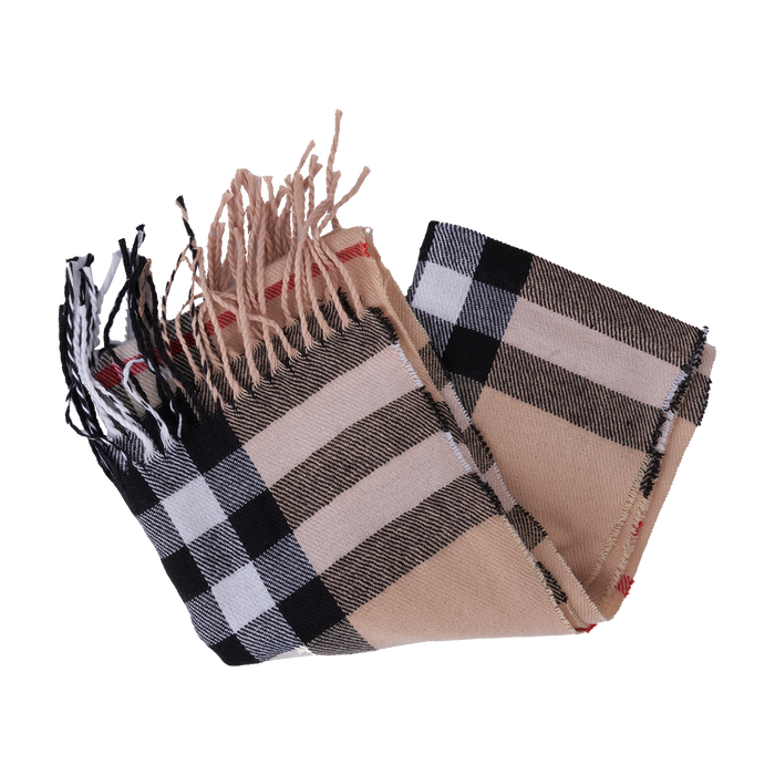 Beige striped scarf - Gentsuits