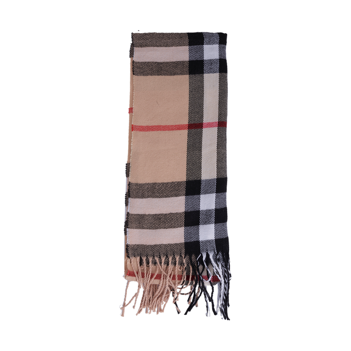 Beige striped scarf - Gentsuits